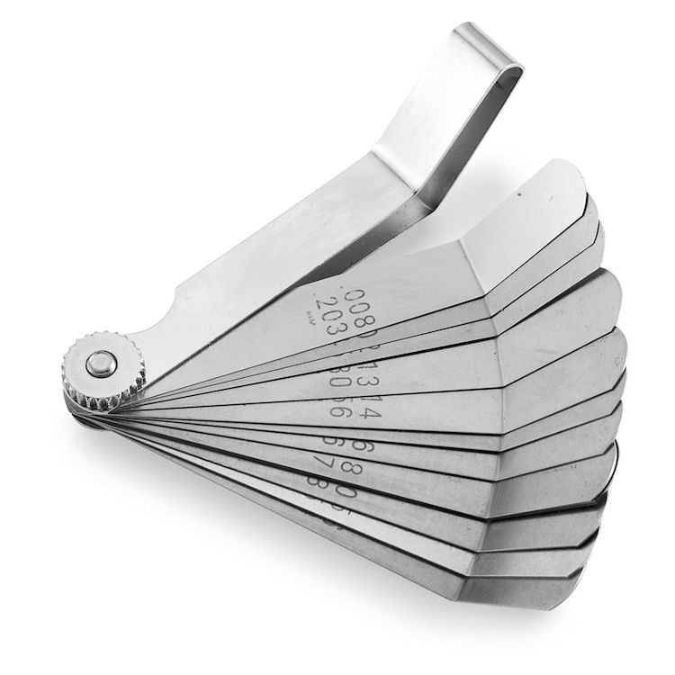 BikeMaster 12-Blade Combination Tappet And Feeler Gauge Set