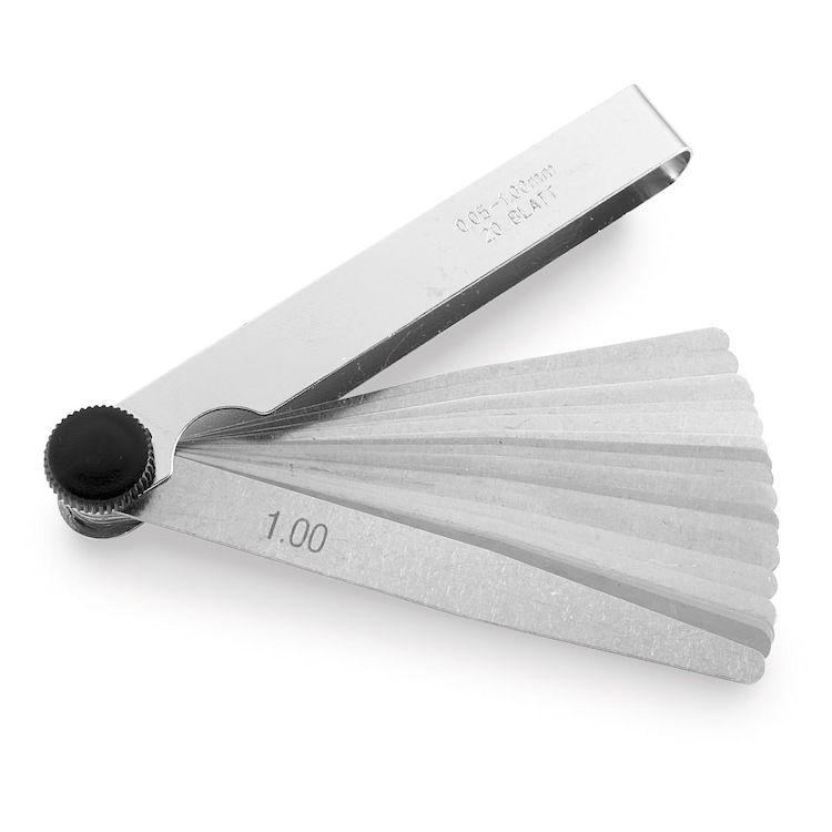 Bikemaster 20-blade Metric Feeler Gauge Set