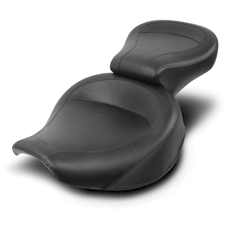 Mustang Wide Touring Smooth Seat For Harley FXR 1982-2000