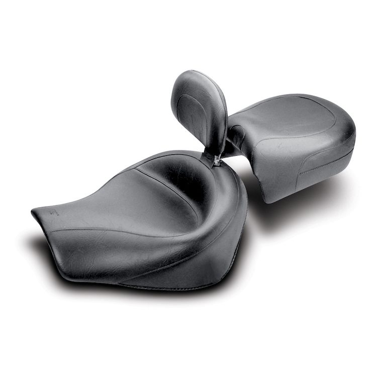 Mustang Wide Touring Seat With Driver Backrest Honda Valkyrie 1997-2003