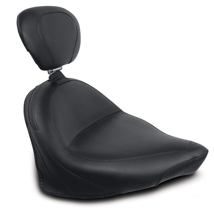 Mustang Standard Touring Solo Seat With Backrest Victory Vegas / Kingpin / High-Ball 2003-2017