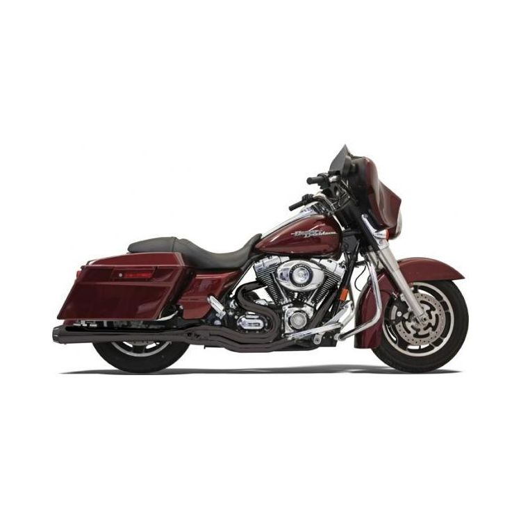 Megaphone Muffler With Black Fluted End Cap