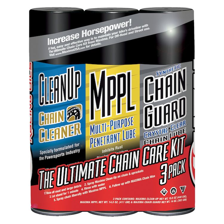 Maxima Chain Care Kit With Synthetic Chain Guard 