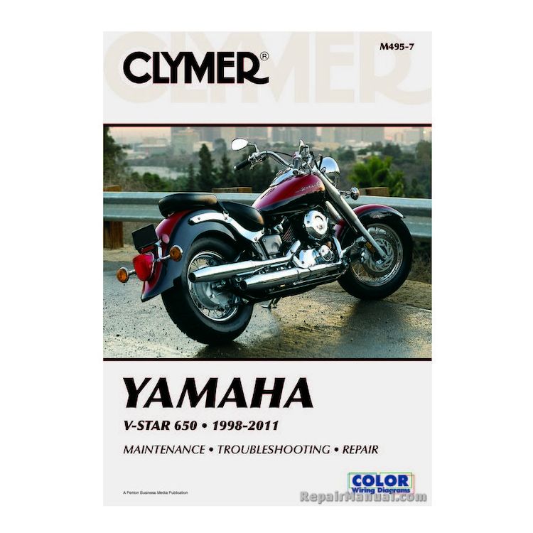Clymer Manual Yamaha V-Star 650 1998-2011