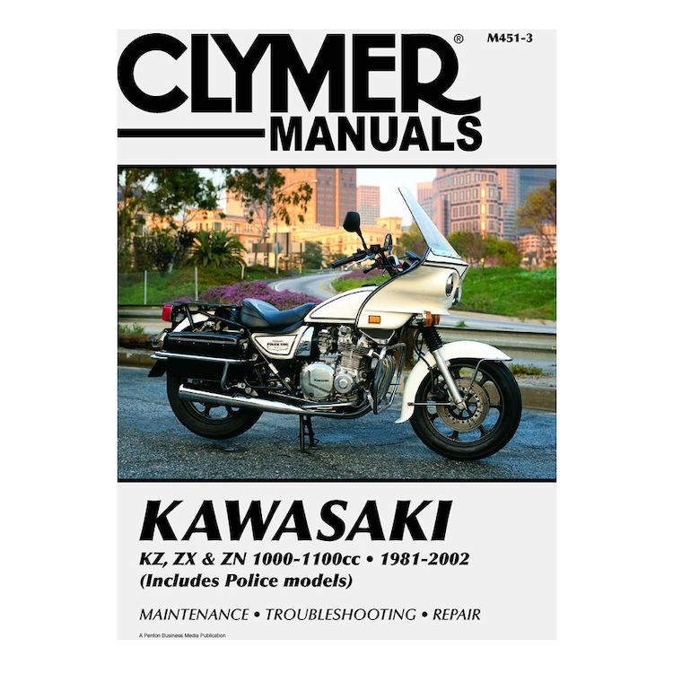 Clymer Manual Kawasaki KZ / ZX / ZN 1000 - 1100 1981-2002