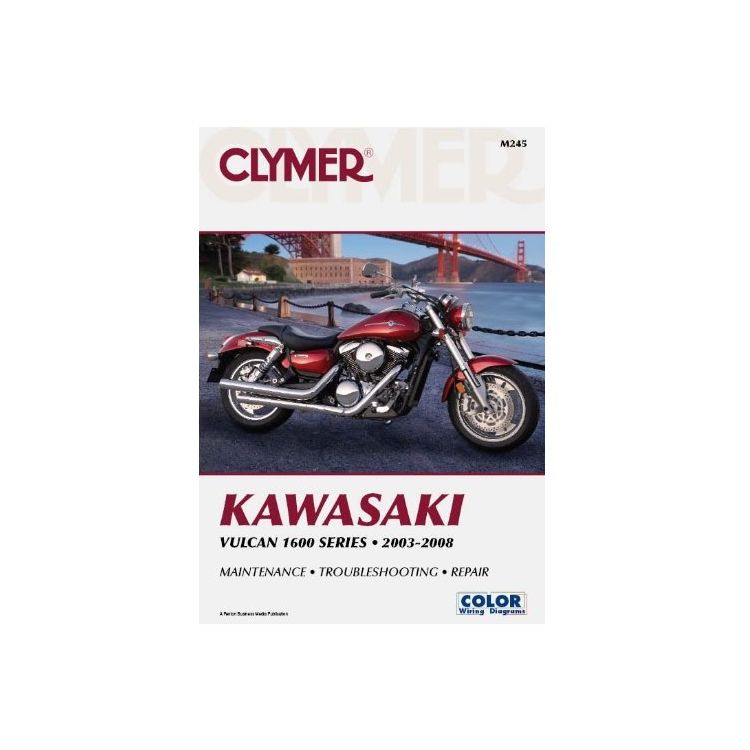 Clymer Manual Kawasaki Vulcan 1600 Series 2003-2008