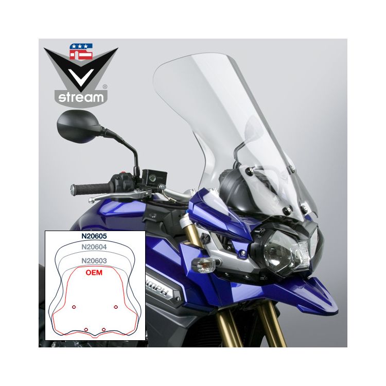National Cycle VStream Tall Touring Windscreen Triumph Tiger Explorer 2012-2015
