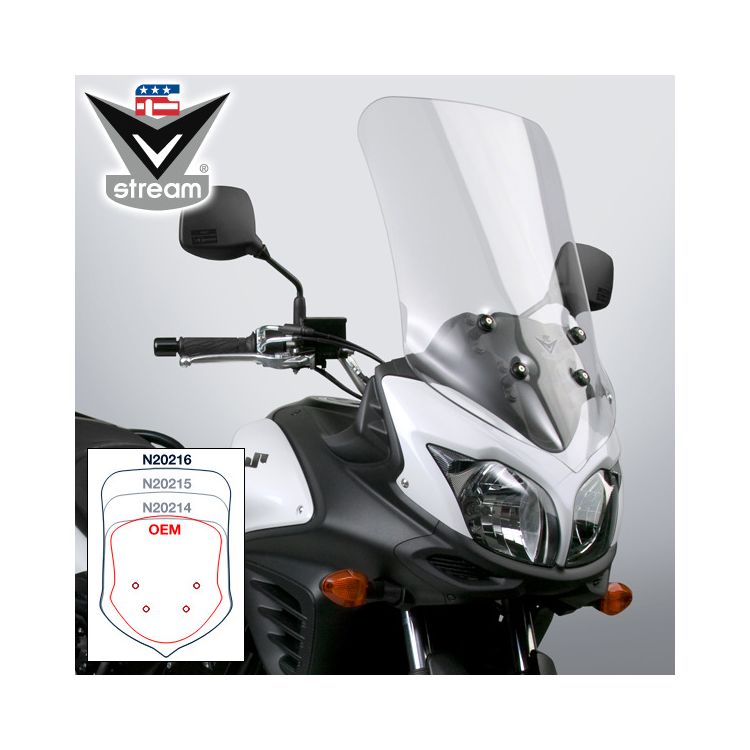National Cycle VStream Tall Touring Windscreen Suzuki V-Strom 650 2012-2016