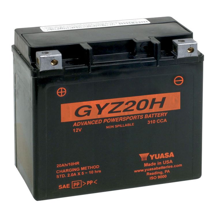 Yuasa GYZ20H Factory Activated AGM High Performance Battery
