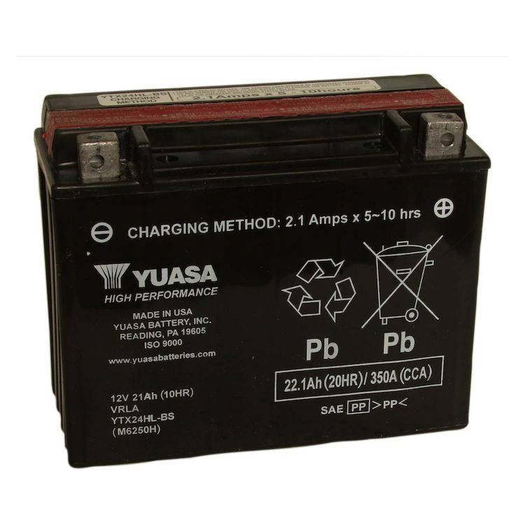 Yuasa YTX24HL-BS High Performance AGM Battery