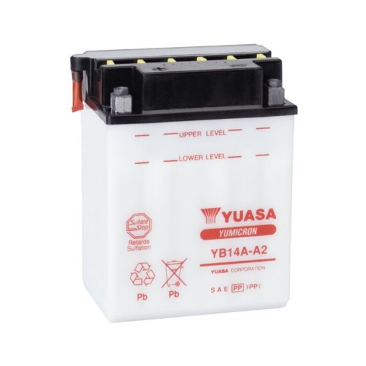 Yuasa YB14A-A2 Yumicron Conventional Battery