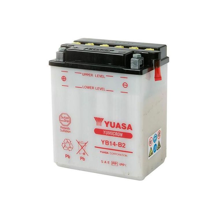 Yuasa YB14-B2 Yumicron Conventional Battery