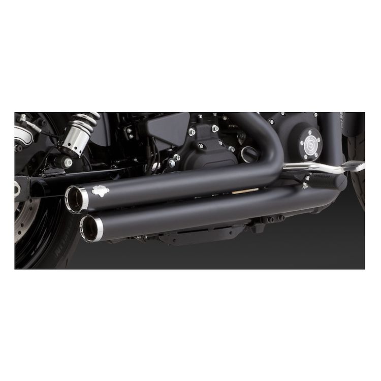Vance & Hines Big Shots Staggered Exhaust For Harley