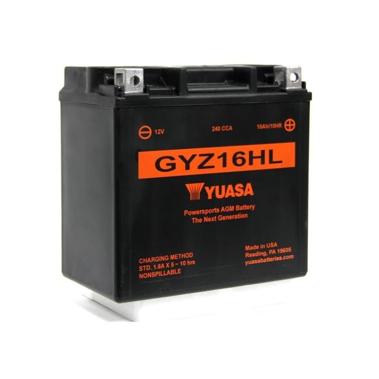 Yuasa GYZ16HL Factory Activated AGM High Performance Battery