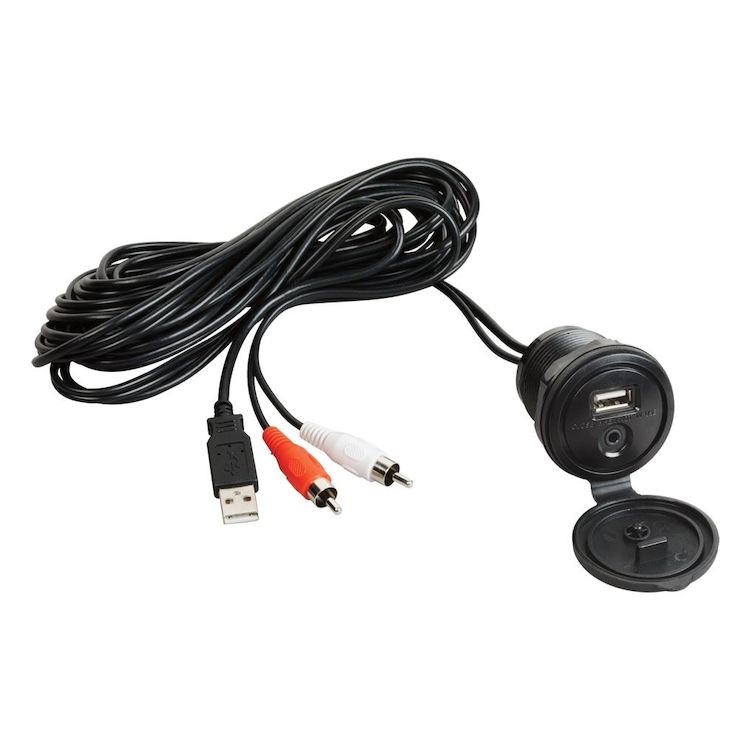 Jensen USB And Auxiliary Input Jack Interface