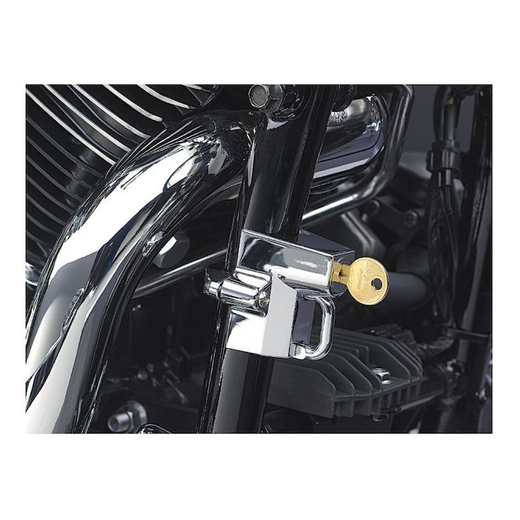 Kuryakyn Universal Chrome Helmet Lock