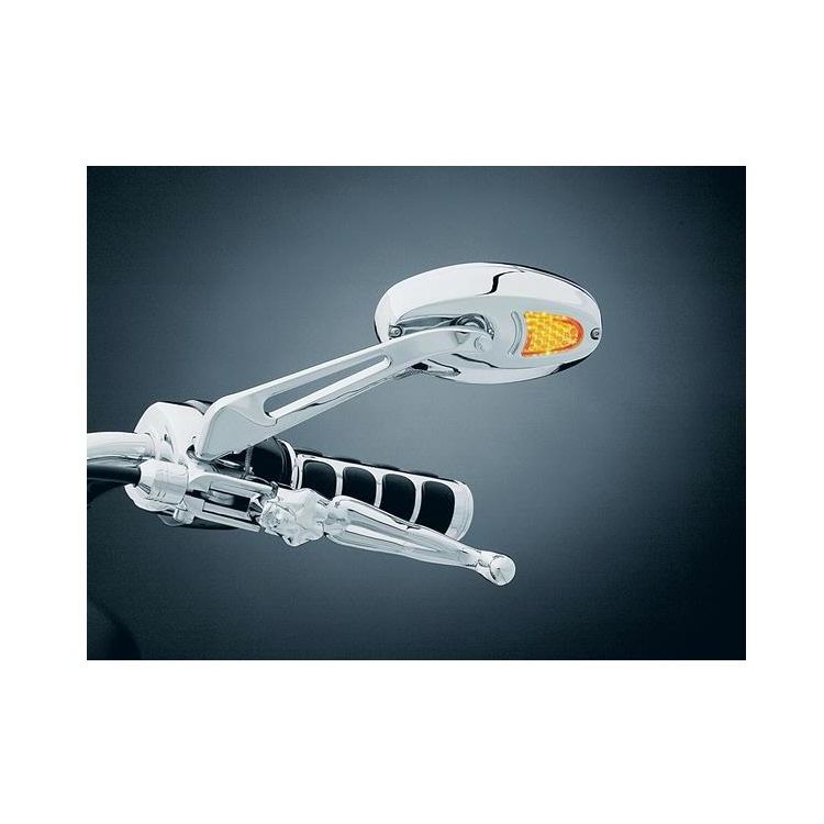 Kuryakyn LED Turn Signal Mirrors For Harley
