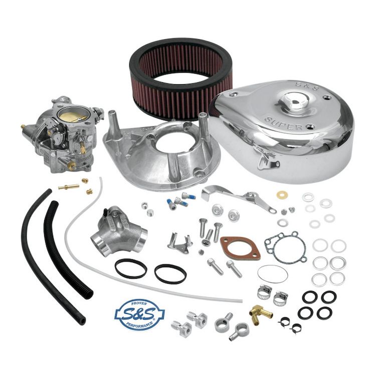 S&S Cycle Super E Carburetor Kit For Harley Evo Sportster 1991-2003