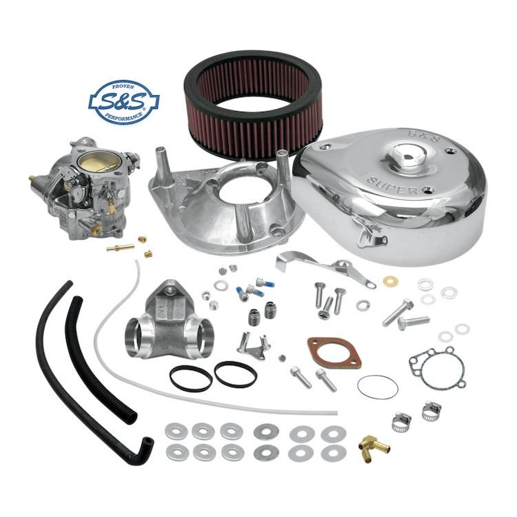 S&S Cycle Super E Carburetor Kit For Harley Evo Sportster 1986-1990