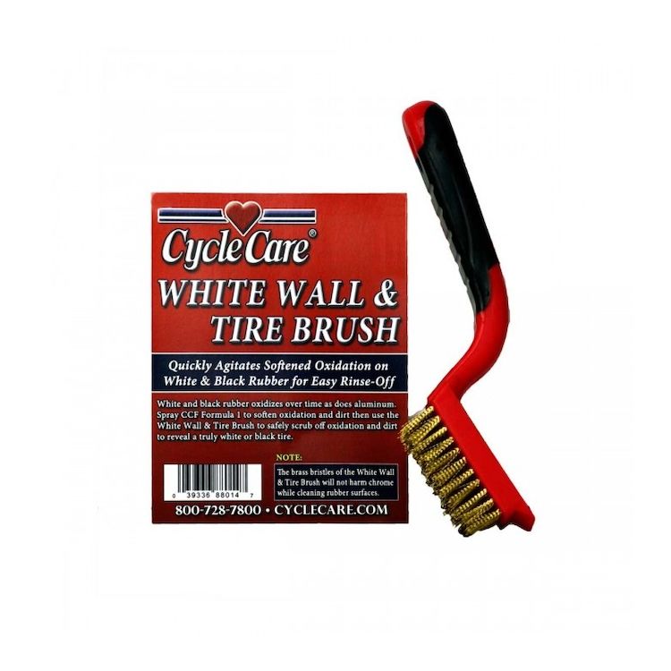 Cycle Care White Wall And Tire Brush