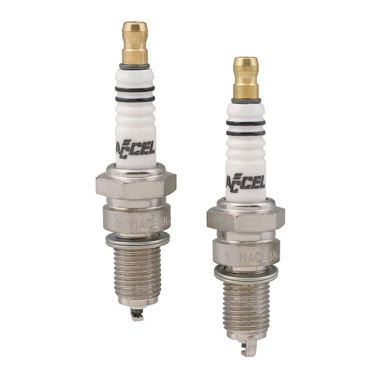 Accel U-Groove Spark Plugs For Harley Big Twin 1980-1999