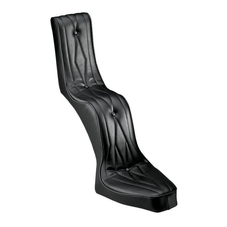 Drag Specialties King / Queen 2-Up Rigid Seat For Harley