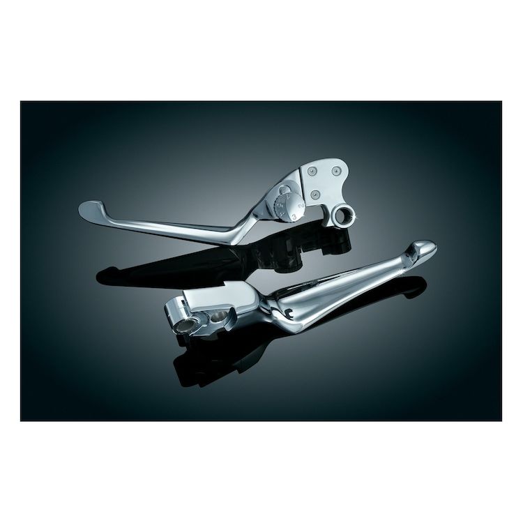 Kuryakyn Boss Blades Brake And Adjustable Clutch Lever For Harley