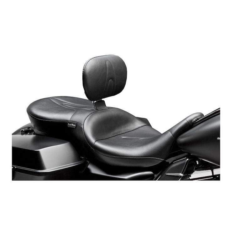 Le Pera Route 66 Seat With Backrest For Harley Touring 2008-2025