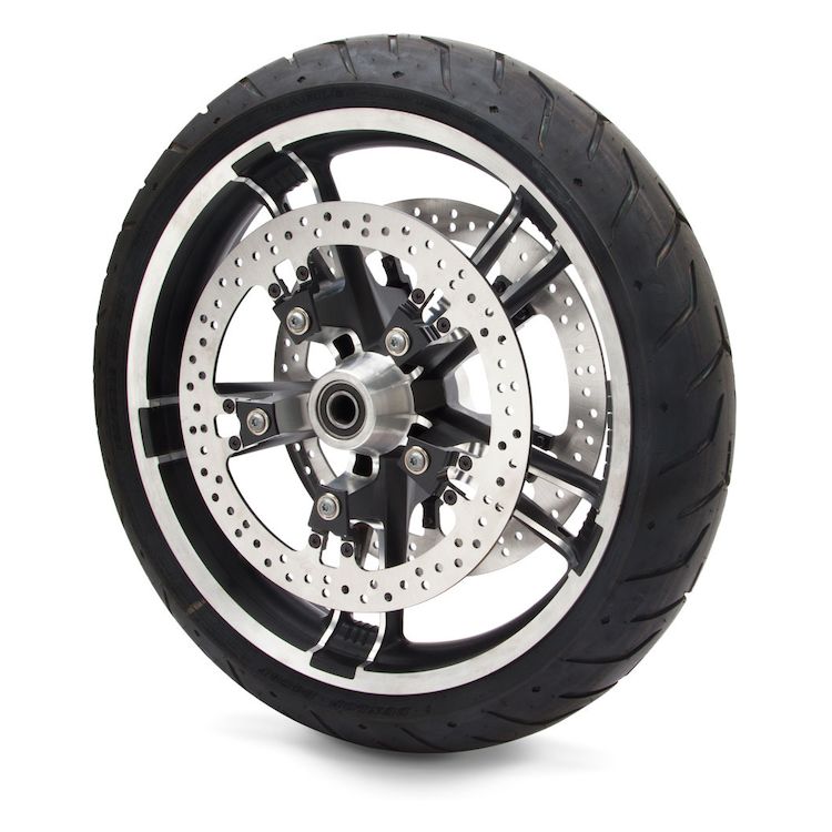 Arlen Ness 14" Big Brake Spoke Mount Front Rotor For Harley Touring 2014-2024