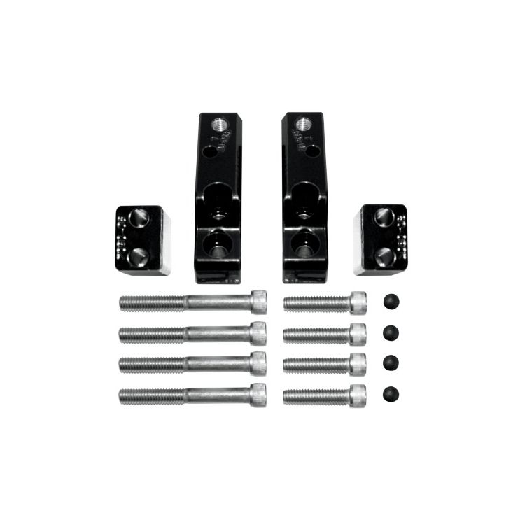 LA Choppers Short Passenger Floorboard Relocation Kit For Harley Touring 1993-2009