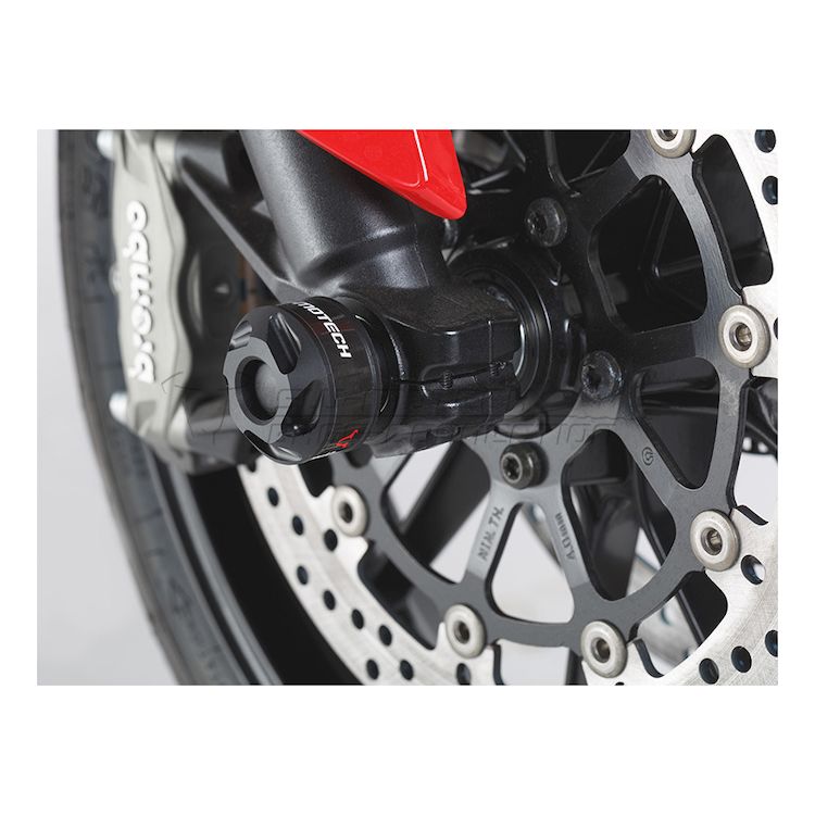 SW-MOTECH Front Axle Sliders Ducati Hypermotard / Hyperstrada / Multistrada / Monster 2010-2021