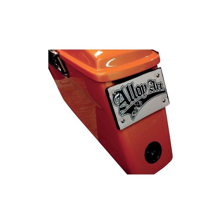 Alloy Art Removable License Plate Mount For Harley Touring 1993-2025