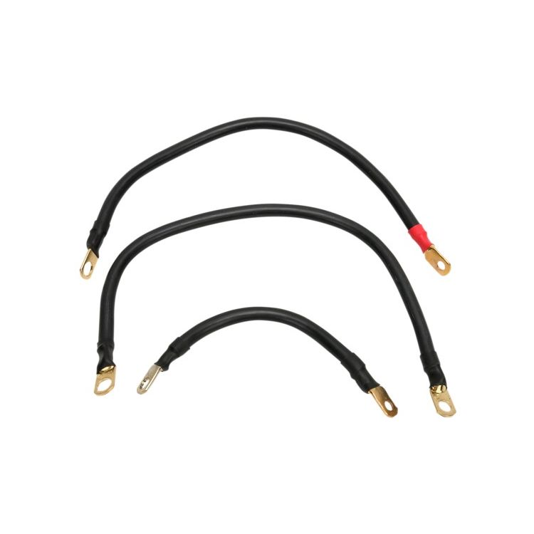 Terry Components Heavy Duty Battery Cables For Harley Softail 1984-1988