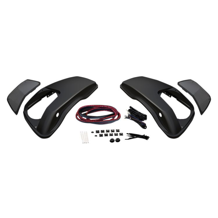 Hogtunes Saddlebag Speaker Lids For Harley Touring 2014-2025