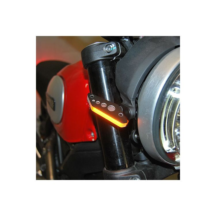 New Rage Cycles LED Front Turn Signals Ducati Scrambler 2015-2022