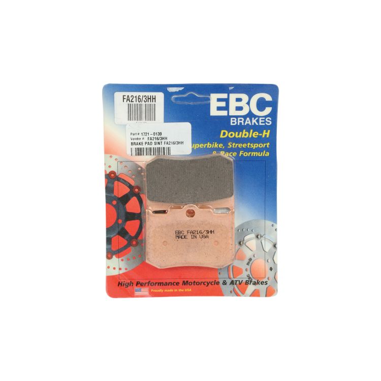 EBC FA216/3HH Double-H Sintered Brake Pads For Aftermarket 4 Piston Calipers