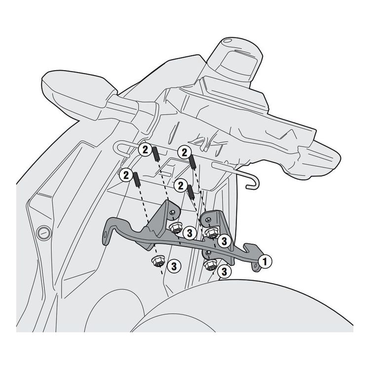 Givi Side Case Rack Mounting Kits
