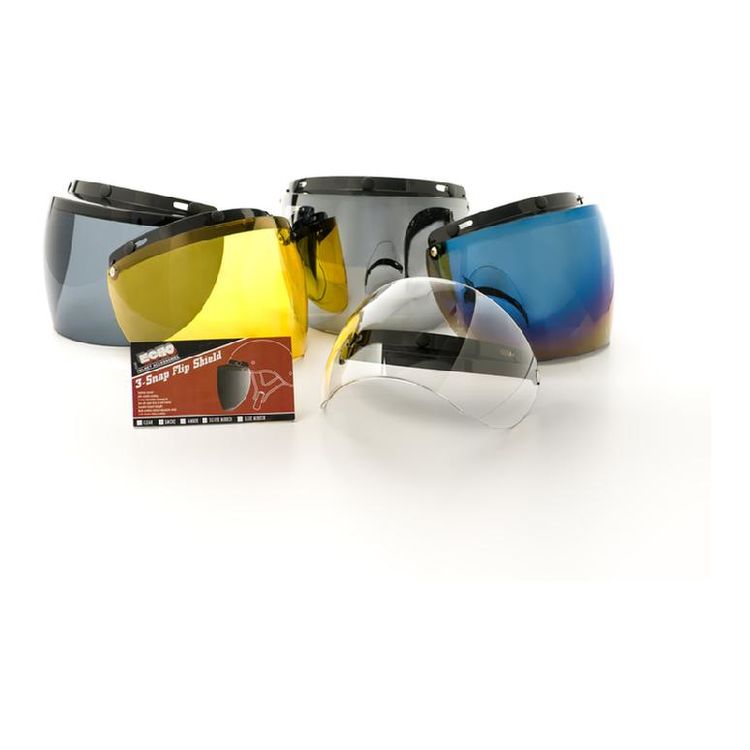 Echo 3-Snap Flip-Up Visor Shield