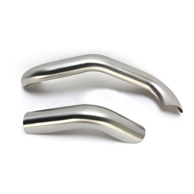 Bassani Road Rage III 2-Into-1 Exhaust Heat Shields For Harley Dyna 1991-2017