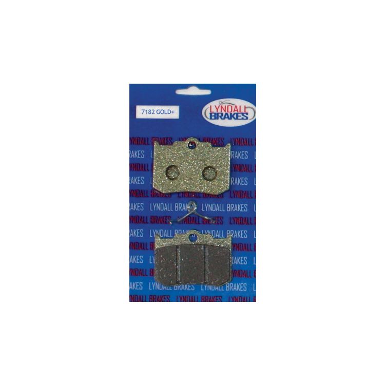 Lyndall Brakes Gold-Plus Brake Pads For Performance Machine 4-Piston Calipers