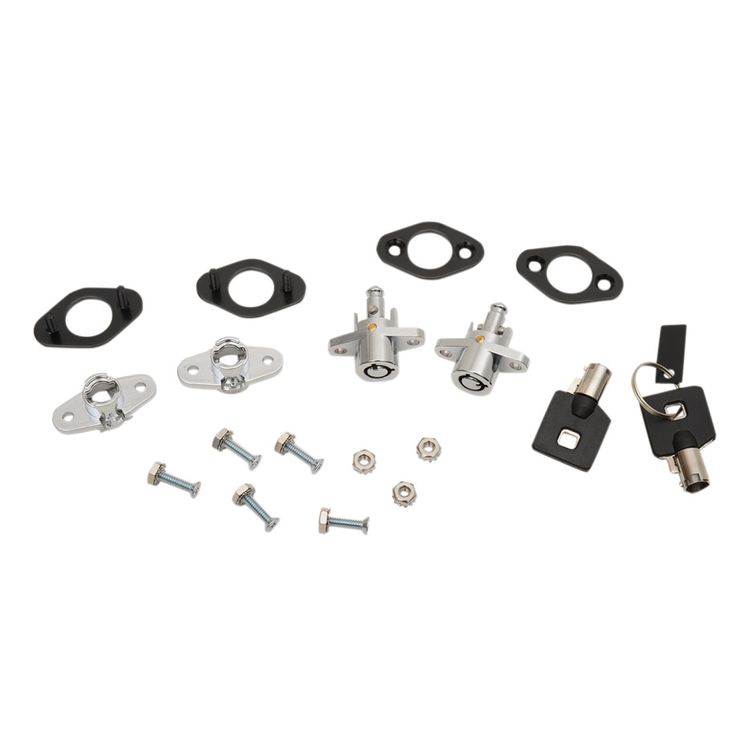 Drag Specialties Soft-Sided Saddlebag Lock Kit For Harley