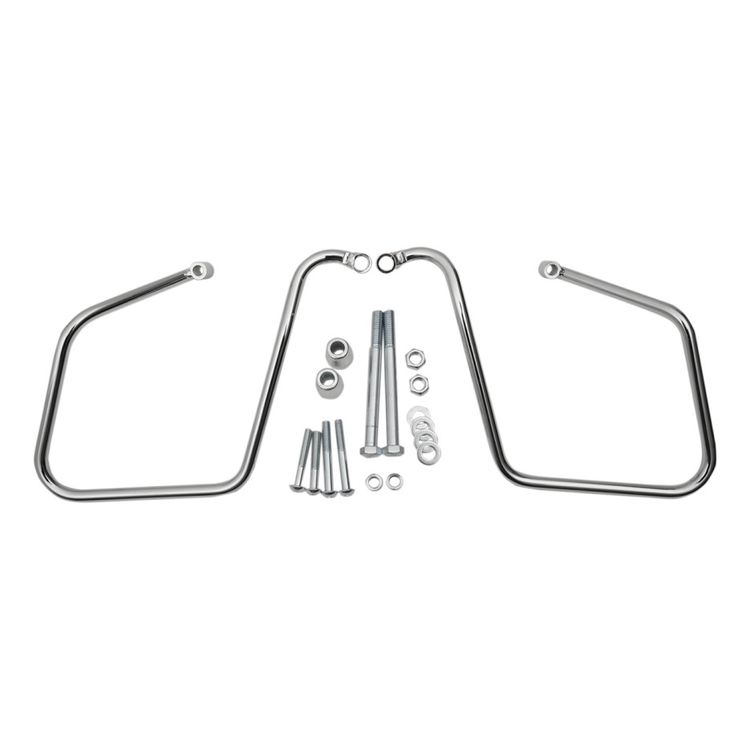 Drag Specialties Saddlebag Support Brackets For Harley Dyna 2008-2017