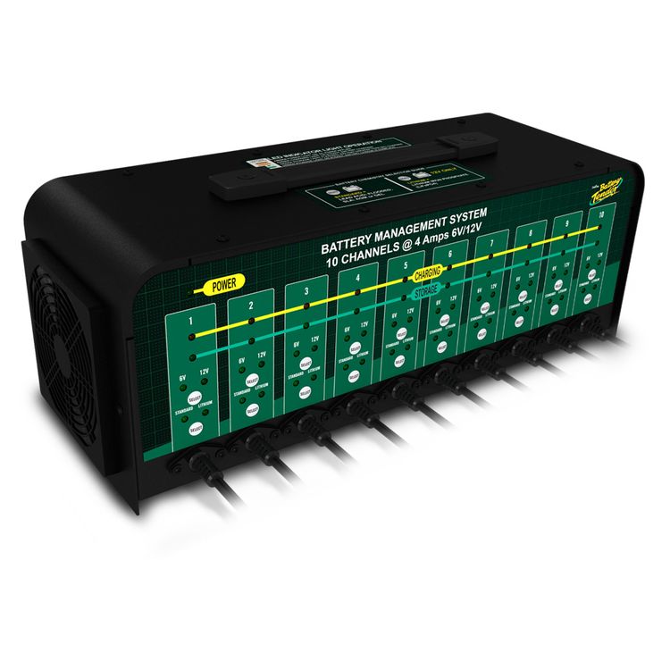 Battery Tender 10 Bank 4 Amp Selectable 12V/6V Battery Charger
