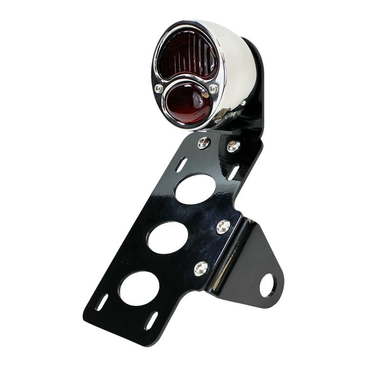 TC Bros Model A Side Mount Tail Light / License Plate Bracket
