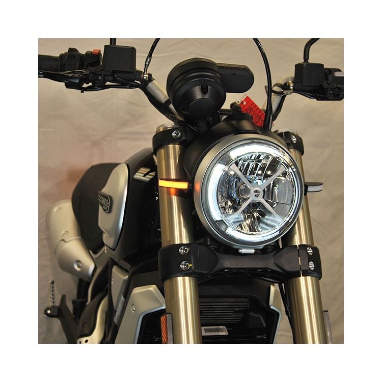 New Rage Cycles LED Front Turn Signals Ducati Scrambler 1100 2018-2023