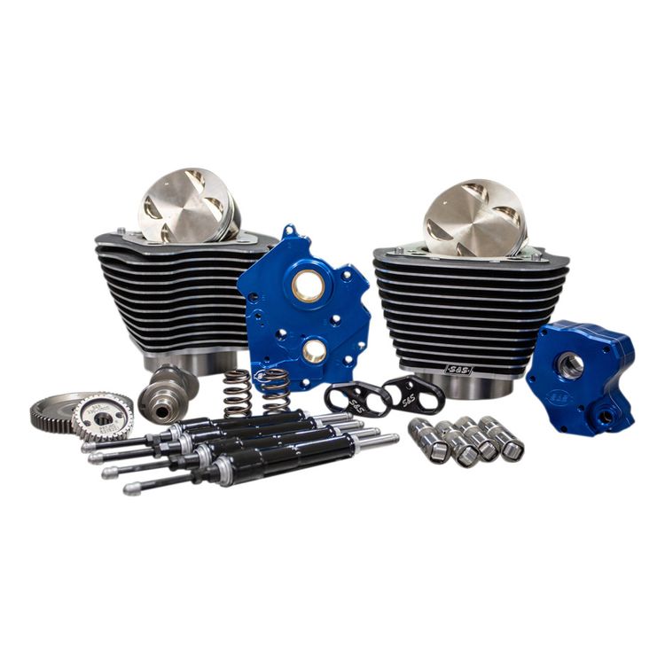 Highlighted Fins / Black Pushrod Tubes