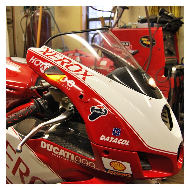 New Rage Cycles Mirror Block Off LED Turn Signals Ducati 749 2003-2006