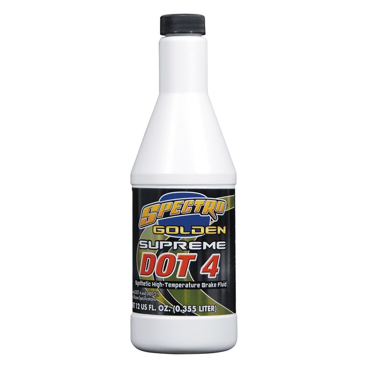 Spectro Golden Supreme DOT 4 Brake Fluid (12 OZ)