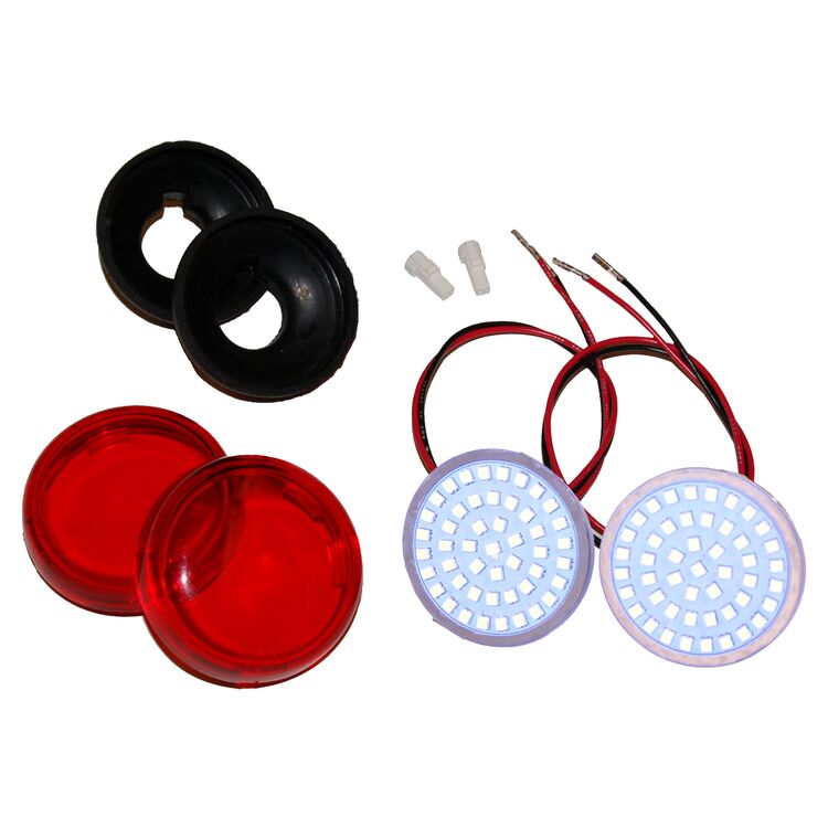 Letric Lighting Co. Rear Turn Signal Inserts For Indian 2014-2025