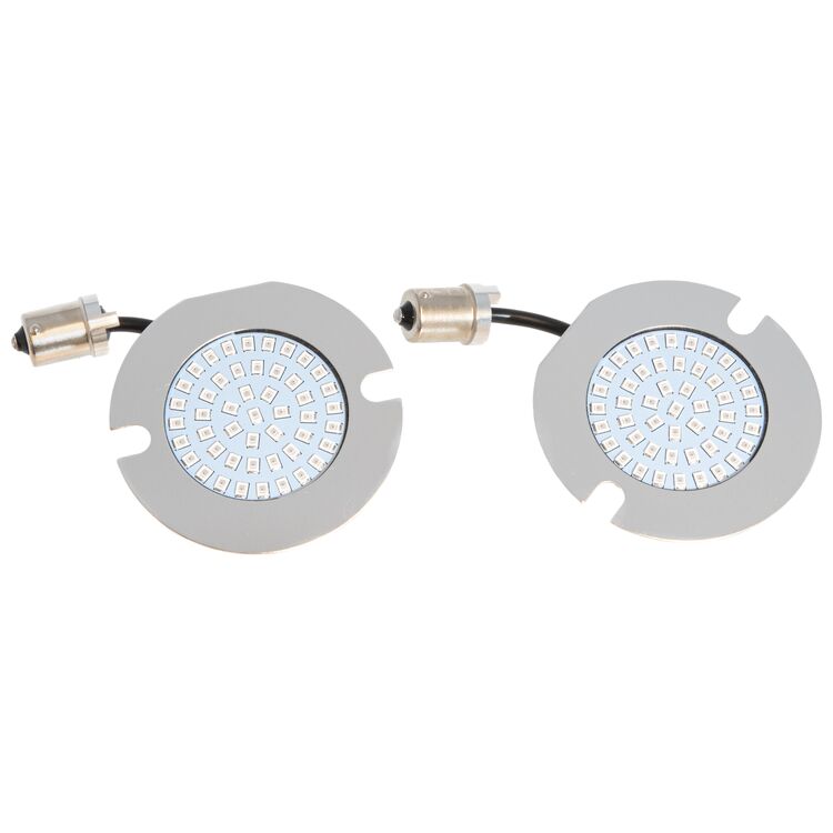 Letric Lighting Co. Flat Style LED Switchbacks Turn Signal 1157 Inserts For Harley 1986-2025